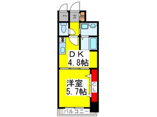 Krehl宿院の物件間取画像